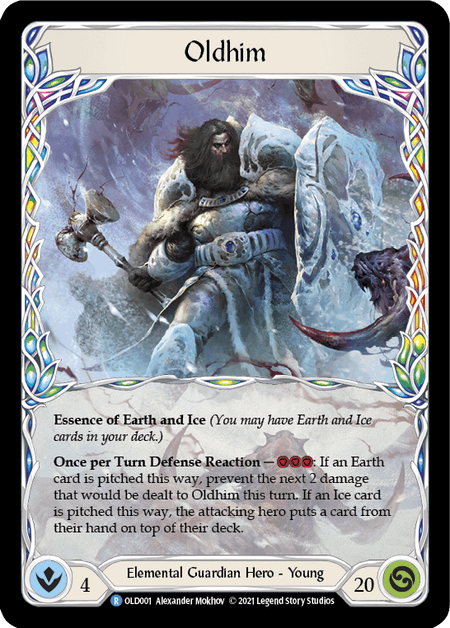 Oldhim [OLD001] (Tales of Aria Oldhim Blitz Deck)  1st Edition Rainbow Foil | Card Citadel