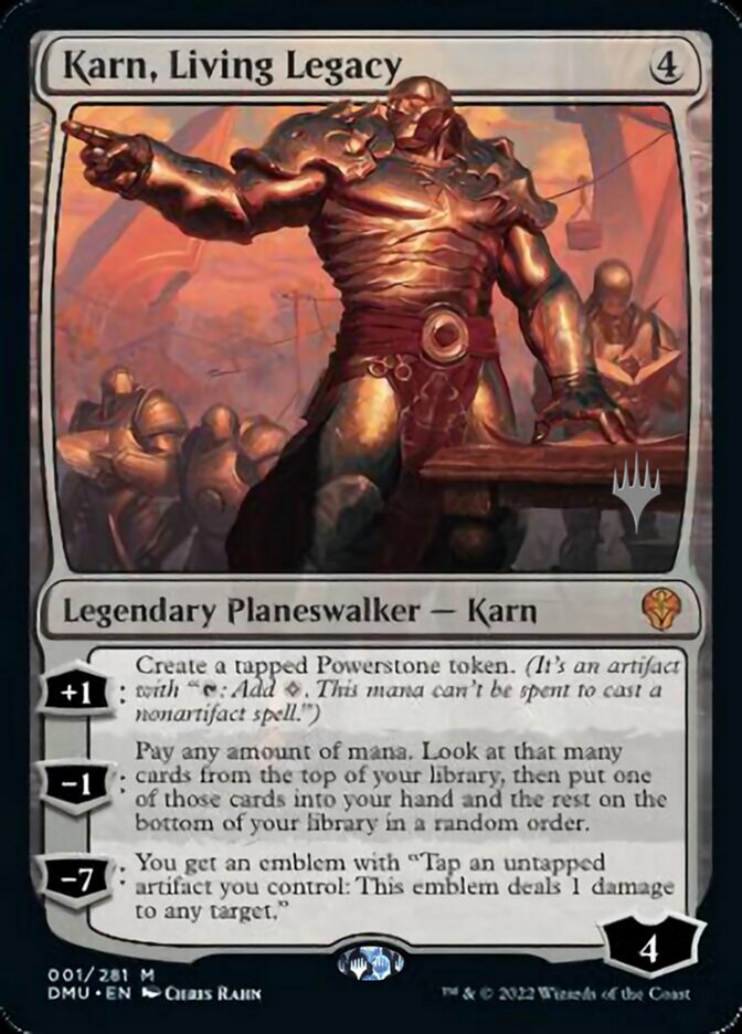 Karn, Living Legacy (Promo Pack) [Dominaria United Promos] | Card Citadel