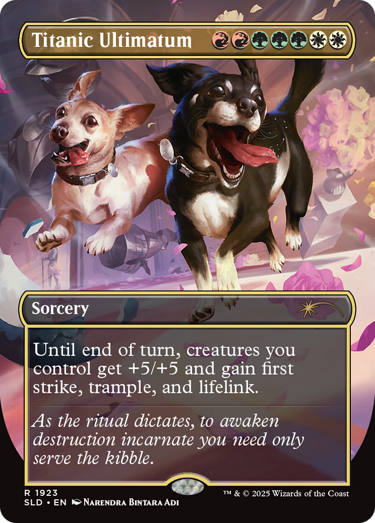 Titanic Ultimatum (1923) (Rainbow Foil) [Secret Lair Drop Series] | Card Citadel