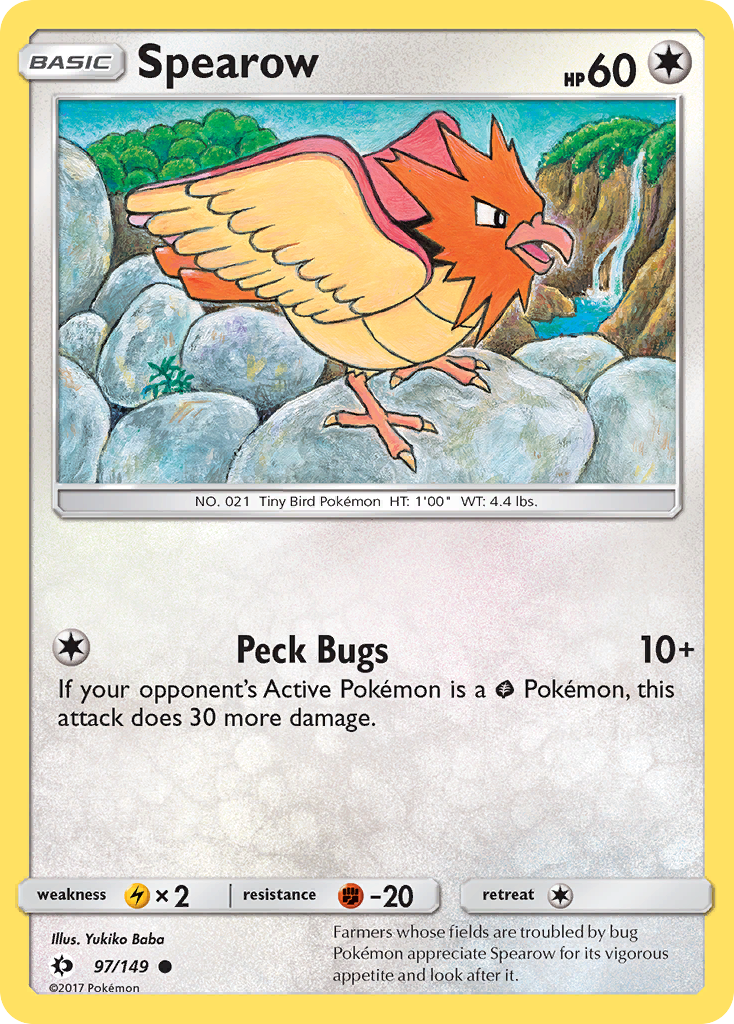 Spearow (97/149) [Sun & Moon: Base Set] | Card Citadel