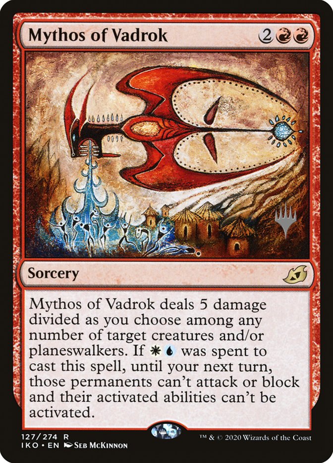 Mythos of Vadrok (Promo Pack) [Ikoria: Lair of Behemoths Promos] | Card Citadel