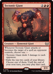 Tectonic Giant [Duskmourn: House of Horror Commander] | Card Citadel