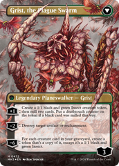 Grist, Voracious Larva // Grist, the Plague Swarm (Borderless) (Textured Foil) [Modern Horizons 3] | Card Citadel