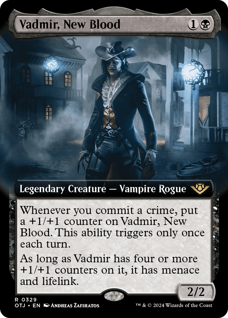 Vadmir, New Blood (Extended Art) [Outlaws of Thunder Junction] | Card Citadel