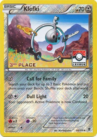 Klefki (66/119) (League Promo 3rd Place) [XY: Phantom Forces] | Card Citadel