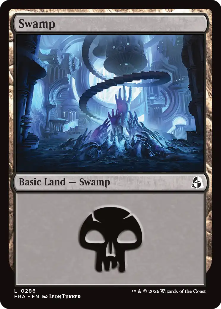 Swamp (0286) [Reality Fracture] | Card Citadel
