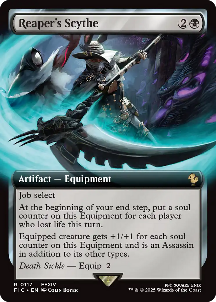 Reaper's Scythe (Extended Art) [FINAL FANTASY Commander] | Card Citadel