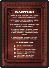 Bounty: Vara Beth Hannifer // Bounty Rules Double-Sided Token [Outlaws of Thunder Junction Commander Tokens] | Card Citadel