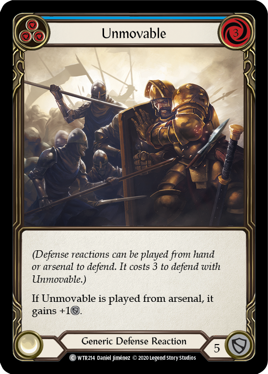 Unmovable (Blue) [U-WTR214] (Welcome to Rathe Unlimited)  Unlimited Normal | Card Citadel