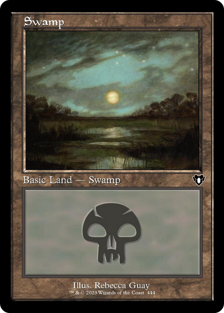 Swamp (444) (Retro) [Commander Masters] | Card Citadel