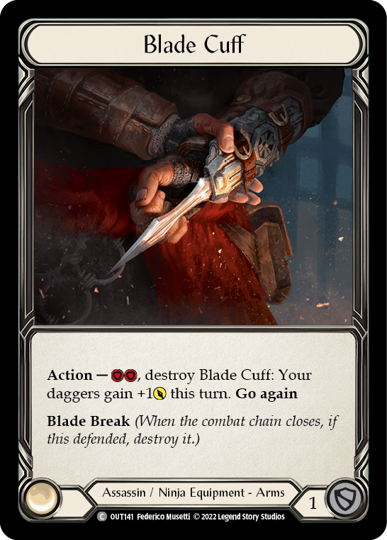 Blade Cuff [OUT141] (Outsiders)  Rainbow Foil | Card Citadel