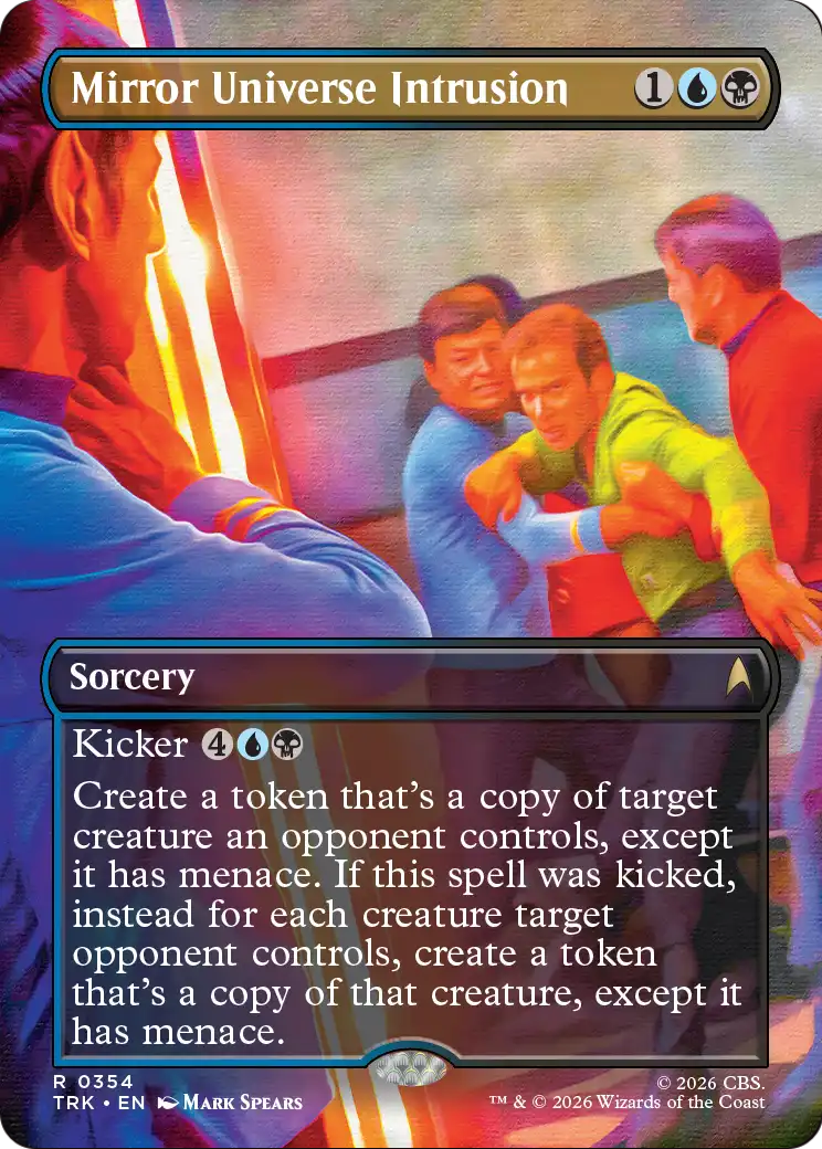 Mirror Universe Intrusion (Borderless) [Star Trek] | Card Citadel