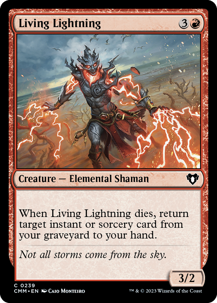 Living Lightning [Commander Masters] | Card Citadel