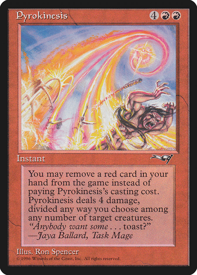 Pyrokinesis [Alliances] | Card Citadel