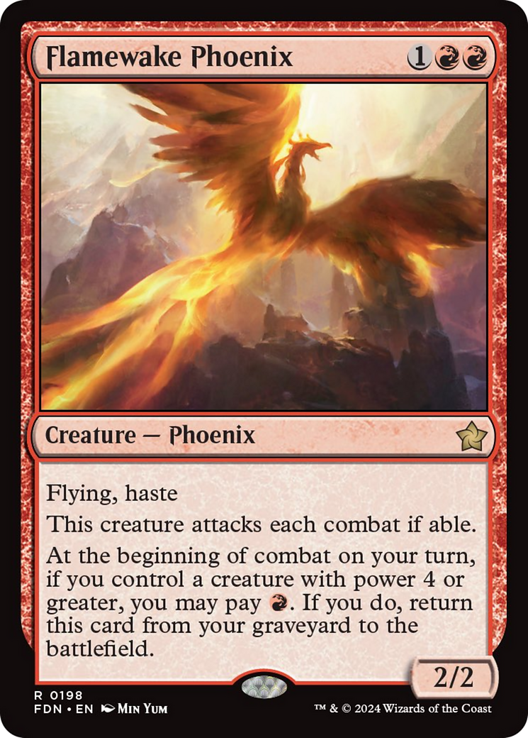 Flamewake Phoenix [Foundations] | Card Citadel