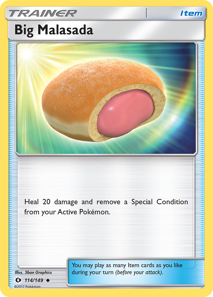 Big Malasada (114/149) [Sun & Moon: Base Set] | Card Citadel