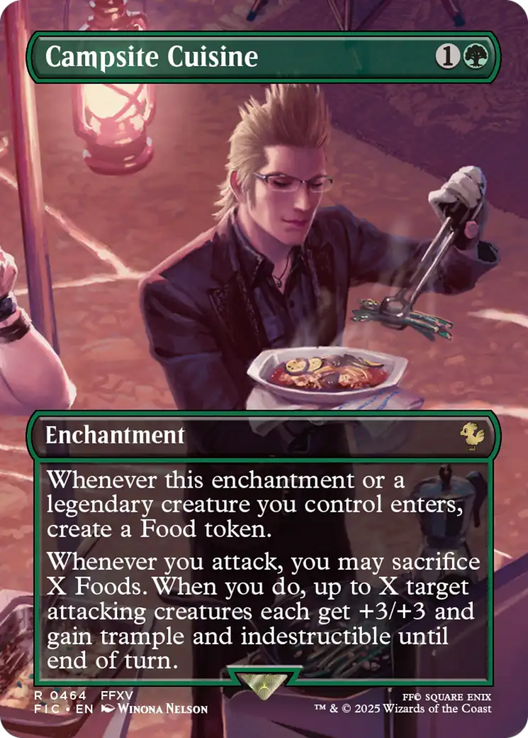 Campsite Cuisine (Borderless) [FINAL FANTASY Commander] | Card Citadel