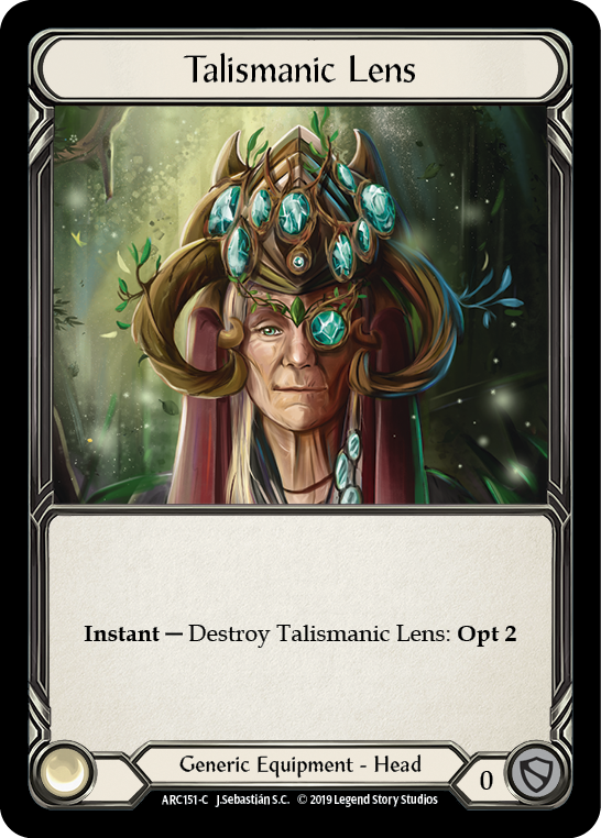 Talismanic Lens [ARC151-C] (Arcane Rising)  1st Edition Cold Foil | Card Citadel