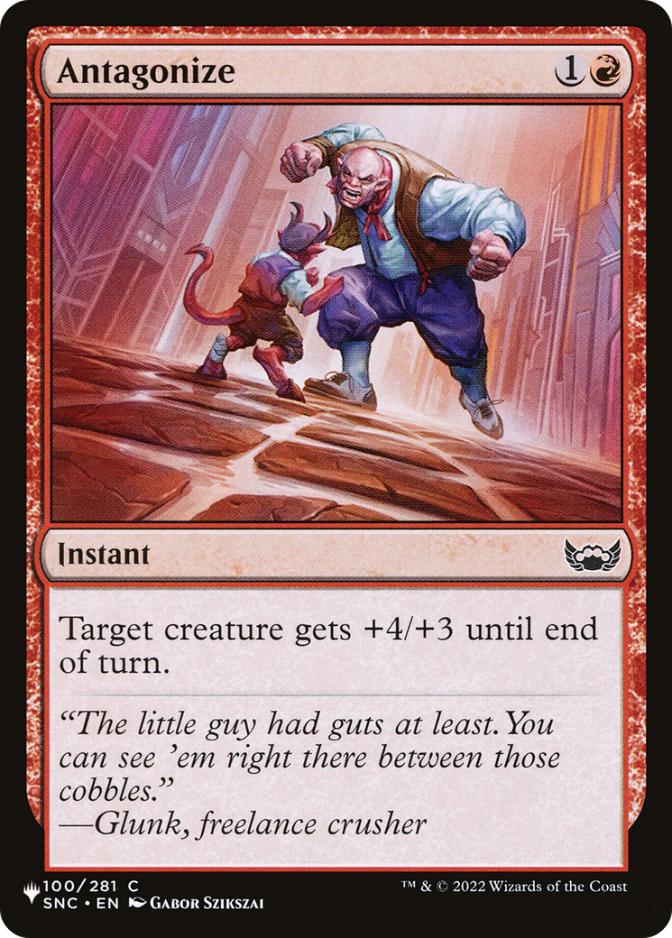 Antagonize [The List] | Card Citadel