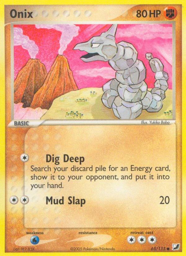 Onix (65/115) [EX: Unseen Forces] | Card Citadel