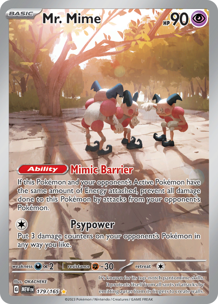 Mr. Mime (179/165) [Scarlet & Violet: 151] | Card Citadel