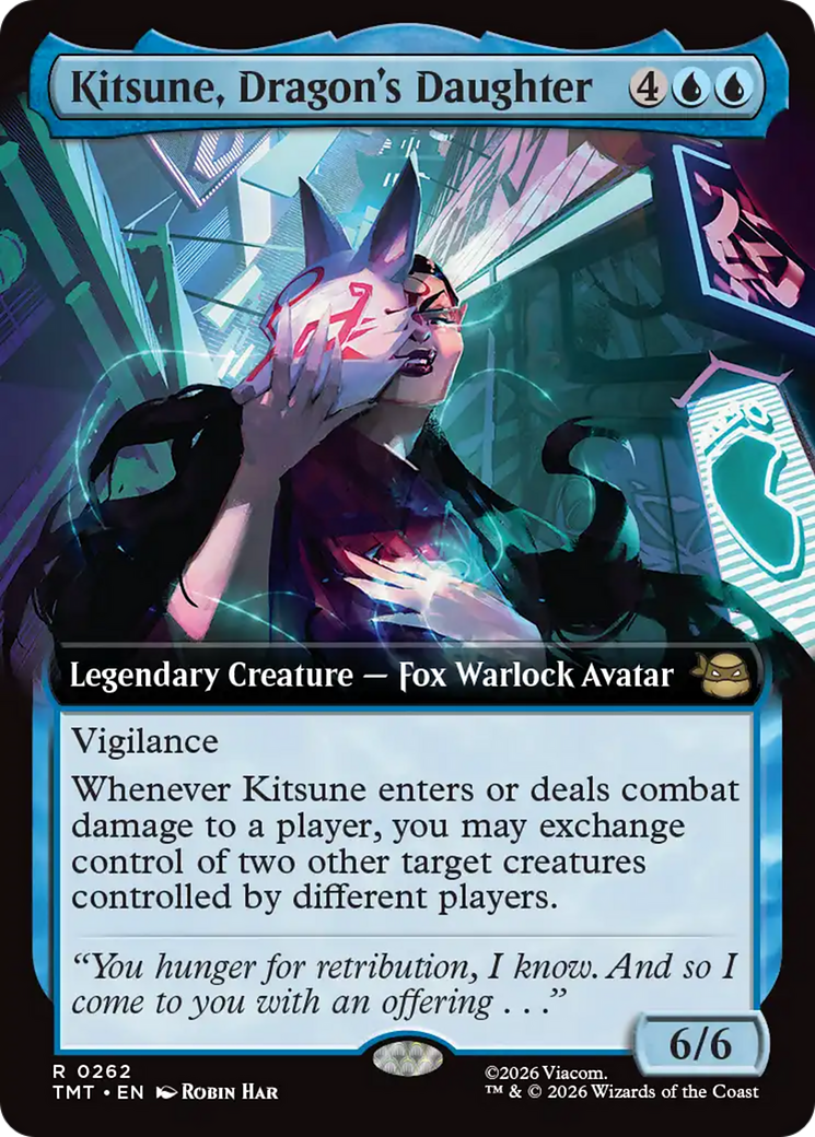 Kitsune, Dragon's Daughter (Extended Art) [Teenage Mutant Ninja Turtles] | Card Citadel