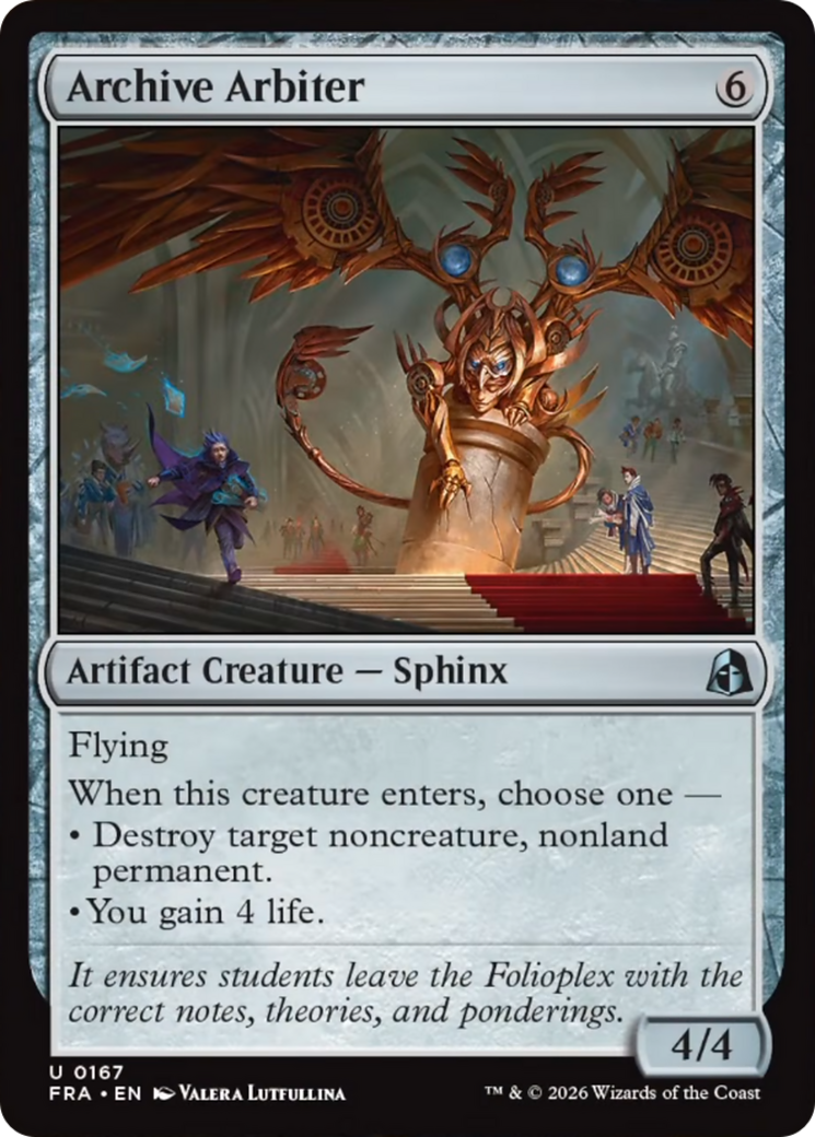 Archive Arbiter [Reality Fracture] | Card Citadel