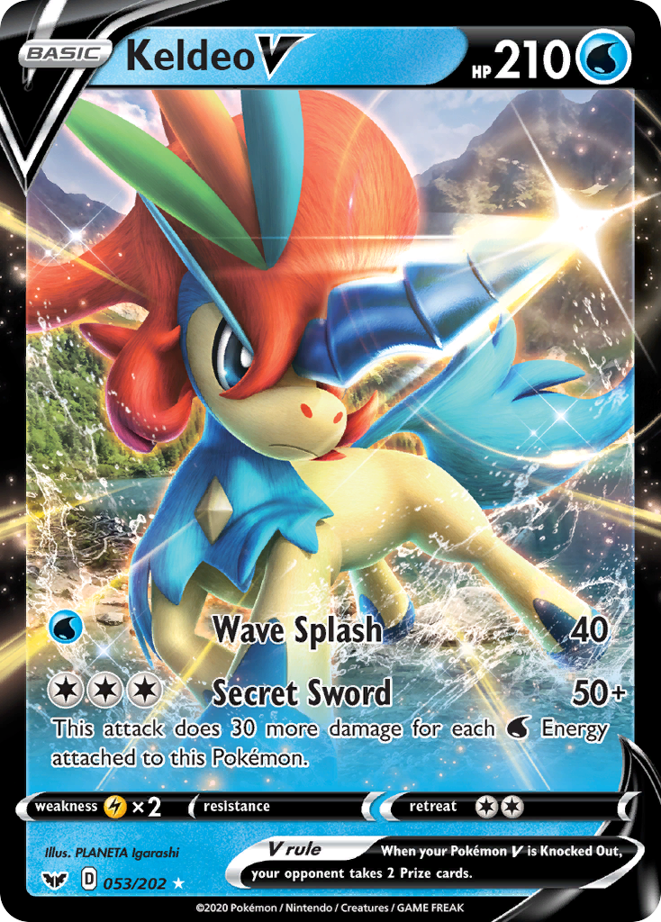 Keldeo V (053/202) [Sword & Shield: Base Set] | Card Citadel