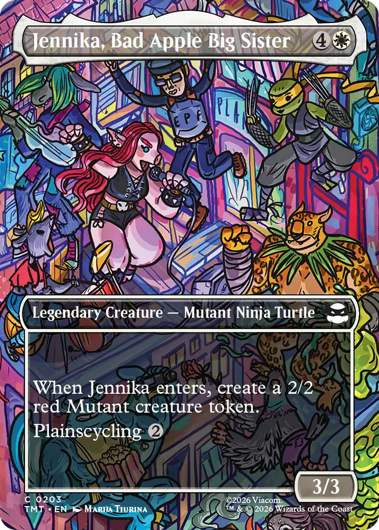 Jennika, Bad Apple Big Sister (Borderless) [Teenage Mutant Ninja Turtles] | Card Citadel