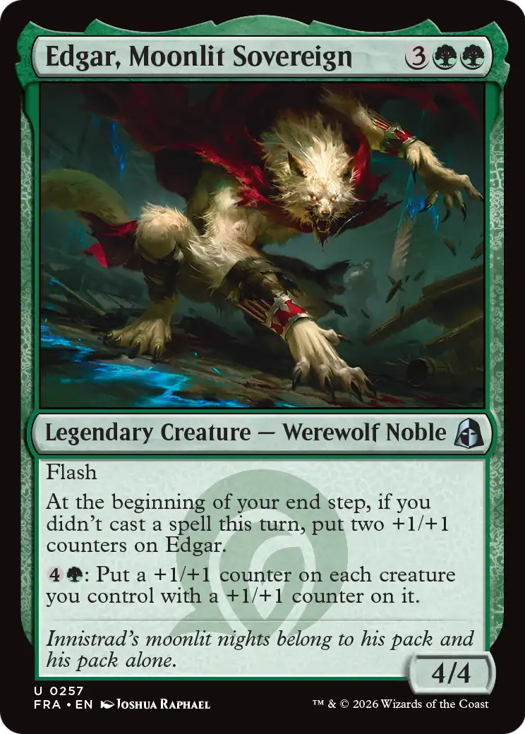 Edgar, Moonlit Sovereign [Reality Fracture] | Card Citadel