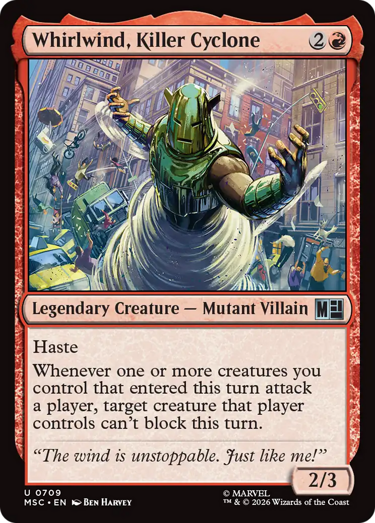 Whirlwind, Killer Cyclone [Marvel Super Heroes Commander] | Card Citadel
