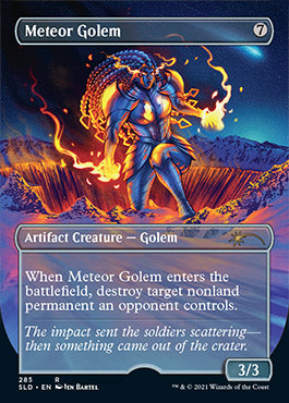 Meteor Golem (Borderless) [Secret Lair Drop Series] | Card Citadel