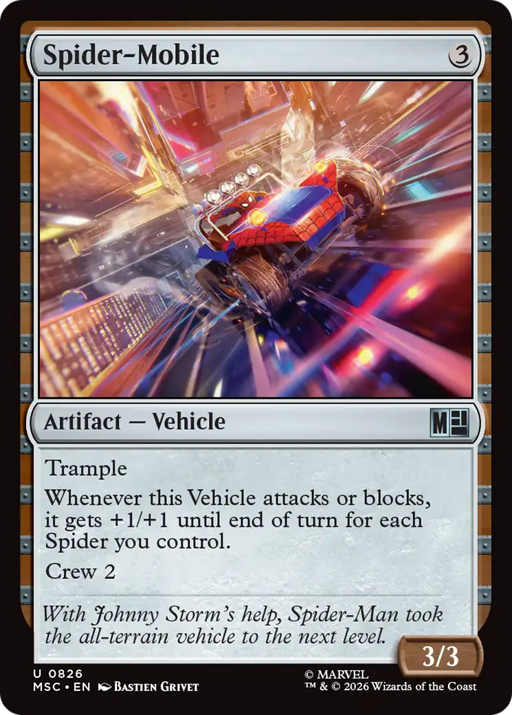 Spider-Mobile [Marvel Super Heroes Commander] | Card Citadel
