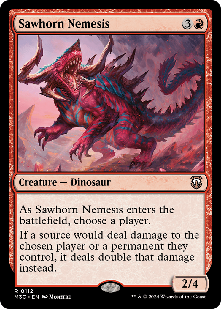 Sawhorn Nemesis [Modern Horizons 3 Commander] | Card Citadel