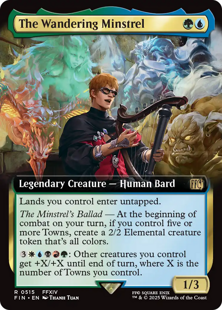 The Wandering Minstrel (Extended Art) [FINAL FANTASY] | Card Citadel