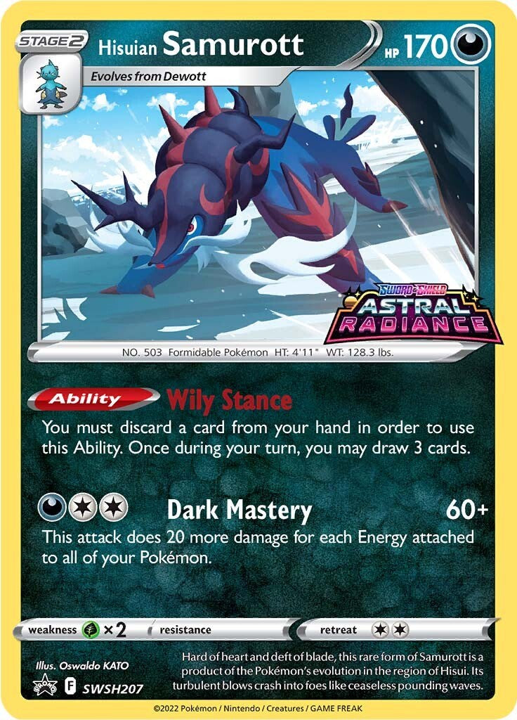 Hisuian Samurott (SWSH207) [Sword & Shield: Black Star Promos] | Card Citadel