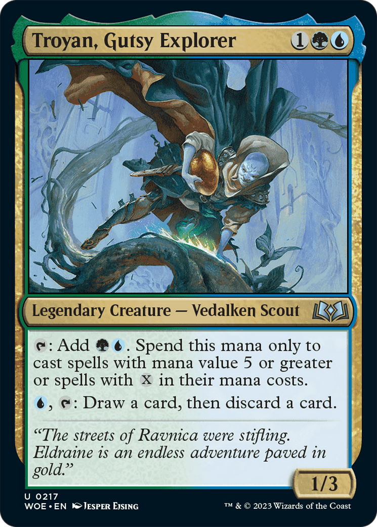 Troyan, Gutsy Explorer [Wilds of Eldraine] | Card Citadel