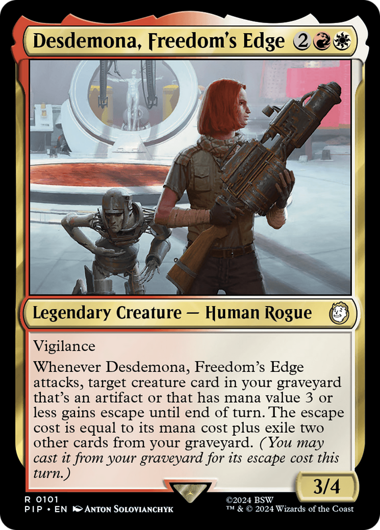 Desdemona, Freedom's Edge [Fallout] | Card Citadel