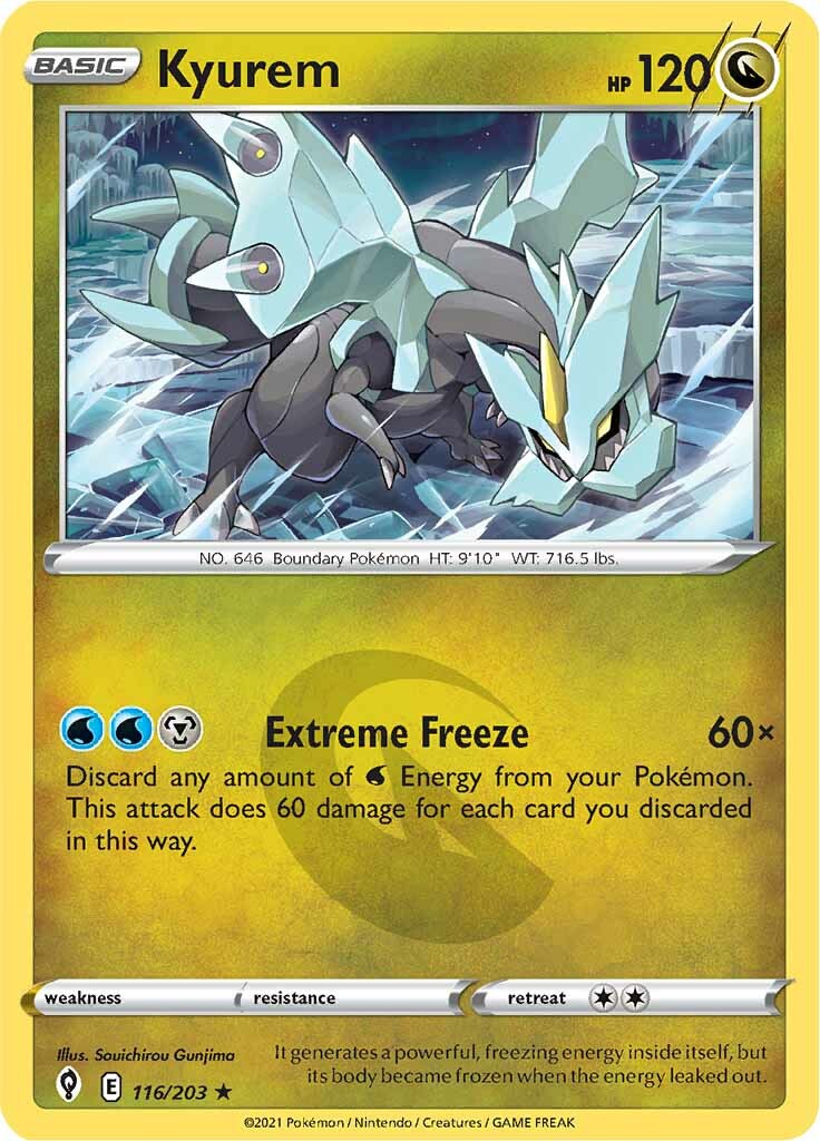 Kyurem (116/203) [Sword & Shield: Evolving Skies] | Card Citadel