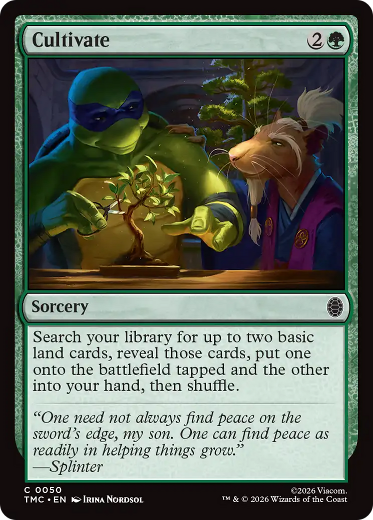 Cultivate [Teenage Mutant Ninja Turtles Commander] | Card Citadel