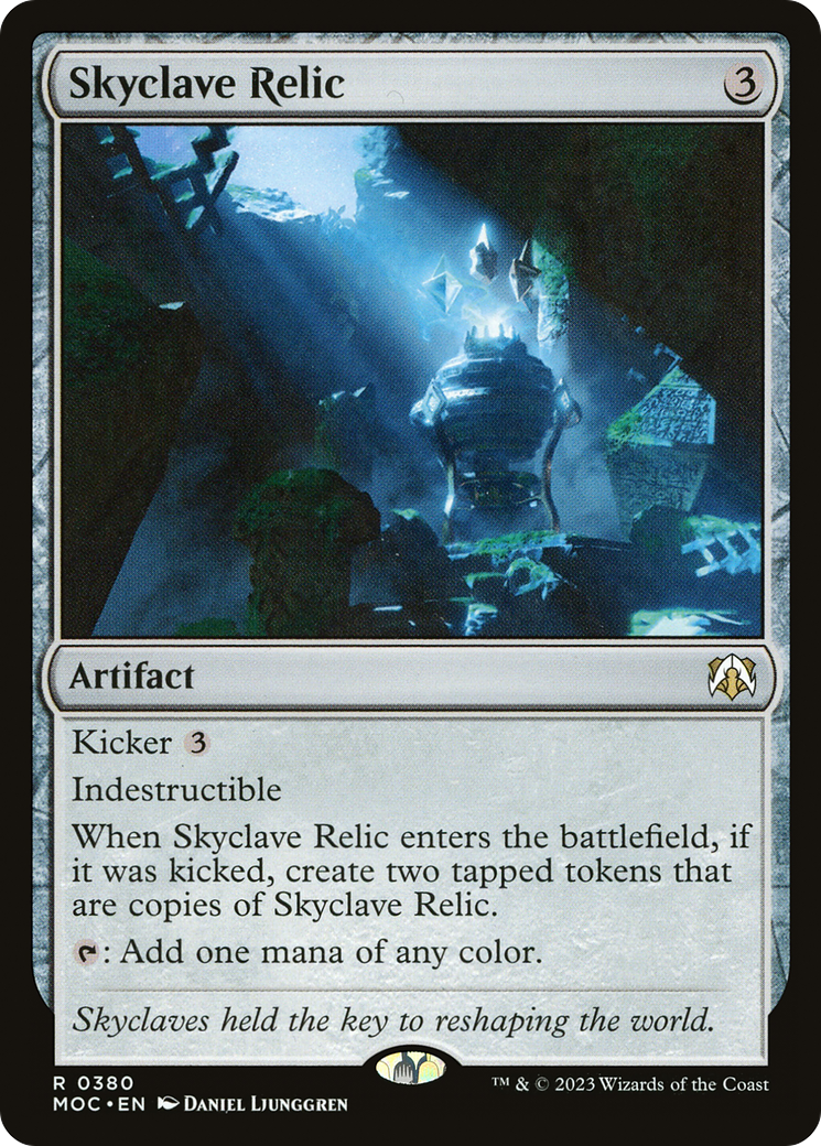 Skyclave Relic [March of the Machine Commander] | Card Citadel