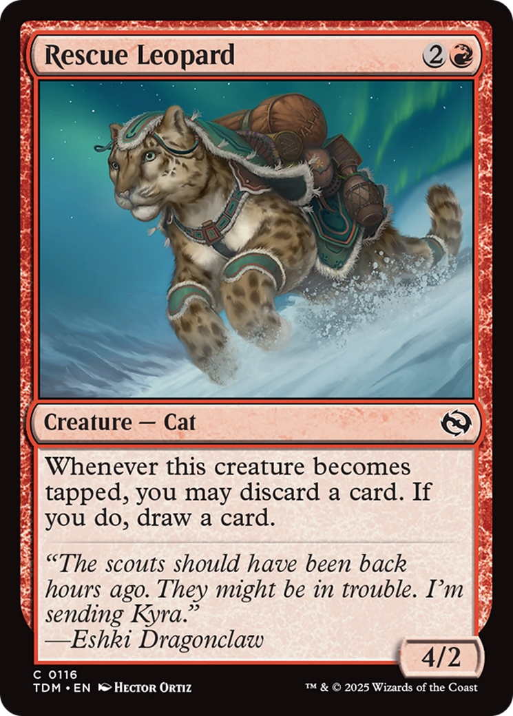 Rescue Leopard [Tarkir: Dragonstorm] | Card Citadel