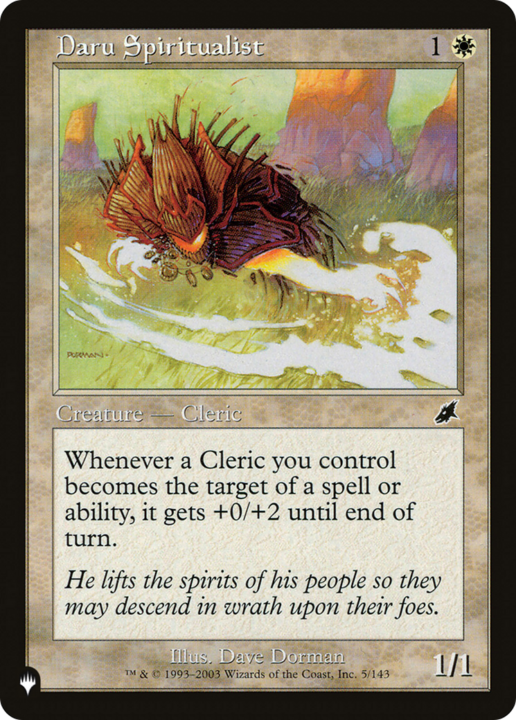 Daru Spiritualist [The List Reprints] | Card Citadel