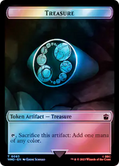 Alien Angel // Treasure (0063) Double-Sided Token (Surge Foil) [Doctor Who Tokens] | Card Citadel