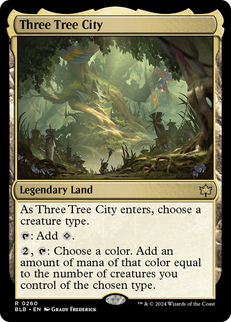 Three Tree City [Bloomburrow] | Card Citadel