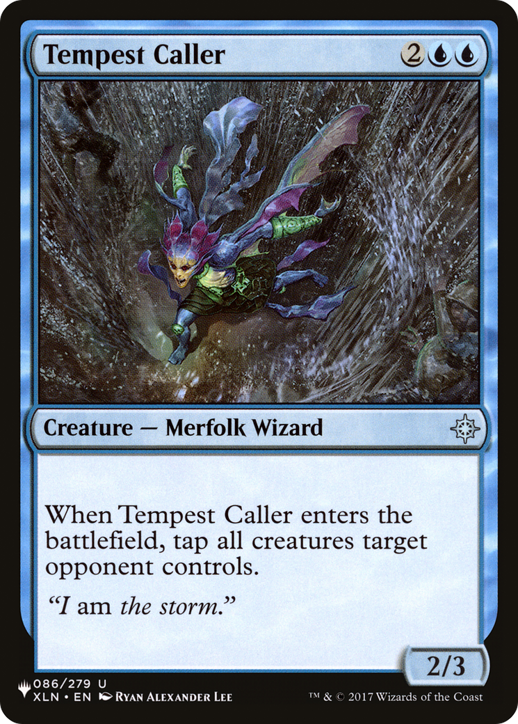 Tempest Caller [The List Reprints] | Card Citadel