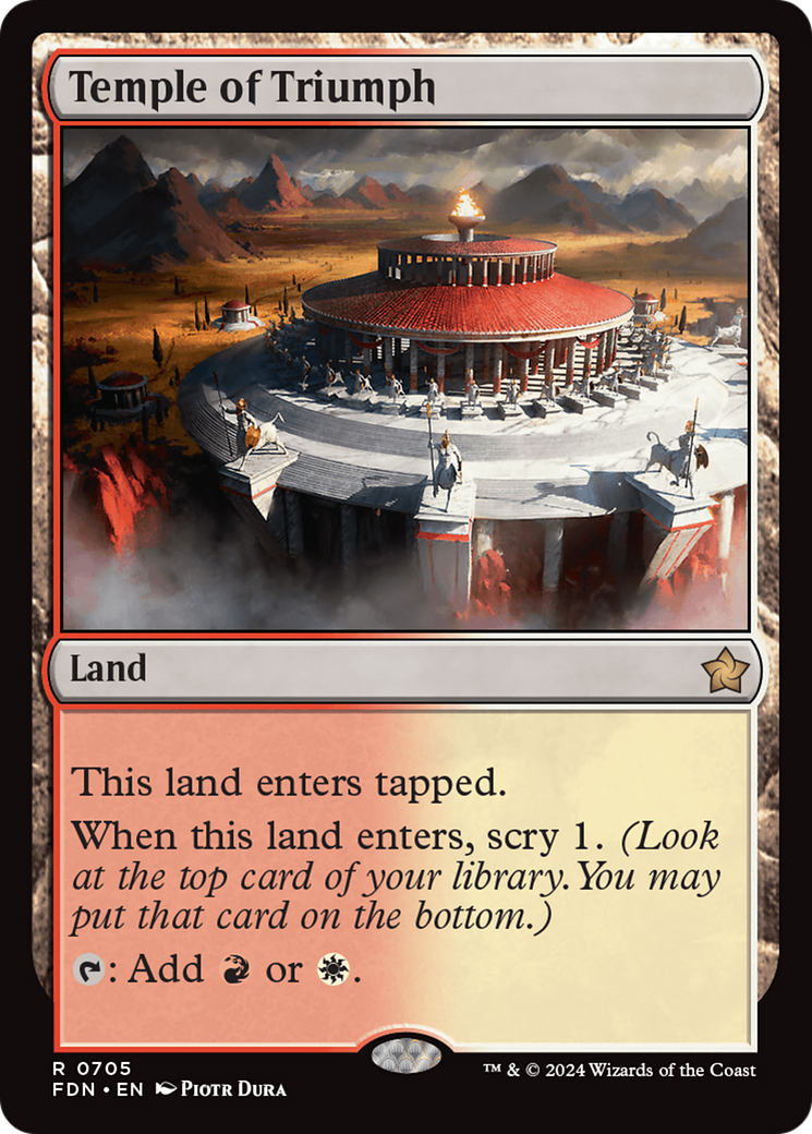 Temple of Triumph [Foundations] | Card Citadel