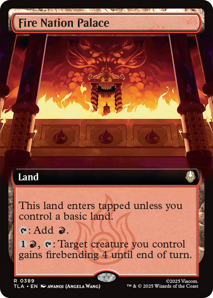 Fire Nation Palace (Extended Art) [Avatar: The Last Airbender] | Card Citadel