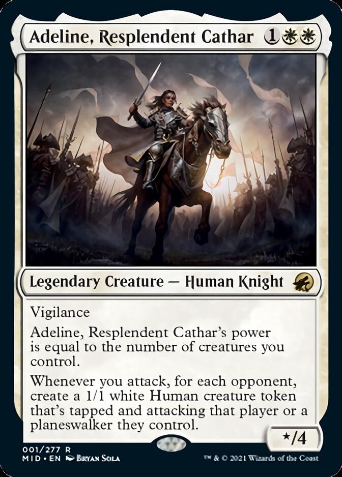 Adeline, Resplendent Cathar [Innistrad: Midnight Hunt] | Card Citadel