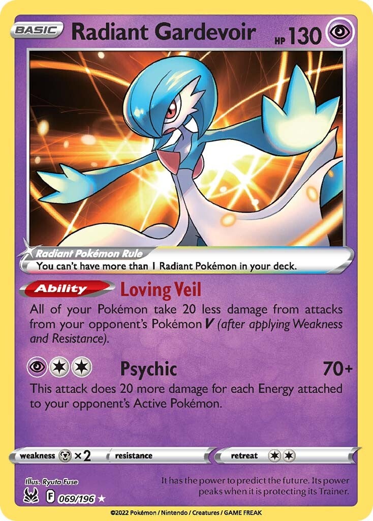 Radiant Gardevoir (069/196) [Sword & Shield: Lost Origin] | Card Citadel